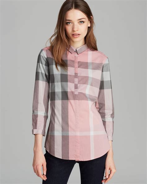 burberry pink shirt|pink burberry button up shirt.